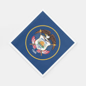 Utah Staatsvlag Servet (Hoek)