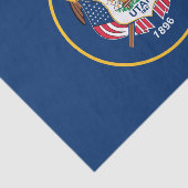 Utah Staatsvlag Tissuepapier (Detail)