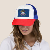 Utah Staatsvlag Trucker Pet (In situ)