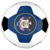 Utah Staatsvlag Voetbal (Gedraaid)