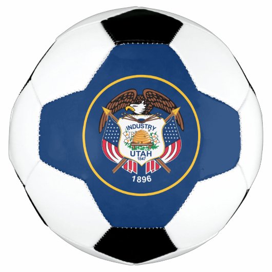 Utah Staatsvlag Voetbal (Voorkant)