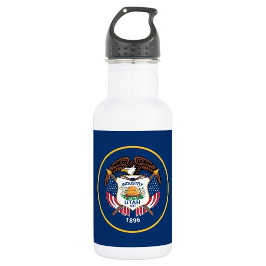 Utah Staatsvlag Waterfles (Voorkant)