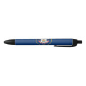 Utah Staatsvlag Zwarte Inkt Pen (Bodem)