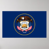 Utah-staatvlag Poster (Voorkant)