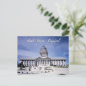 Utah State Capitol-gebouw, Salt Lake City Briefkaart (Staand voorkant)
