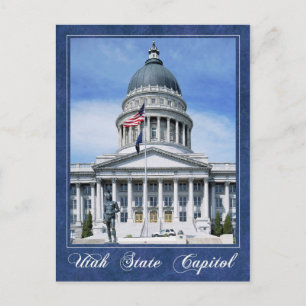 Utah State Capitol-gebouw, Salt Lake City Briefkaart