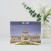Utah State Capitol in Salt Lake City Utah Briefkaart (Staand voorkant)