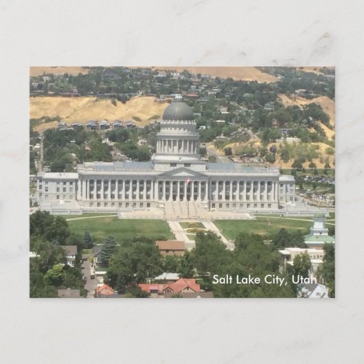 Utah State Capitol - Salt Lake City Briefkaart (Voorkant)