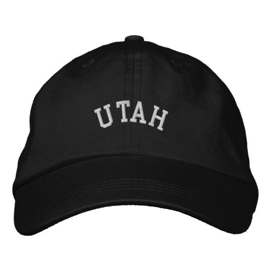 Utah State Embroized Geborduurde Pet (Voorkant)