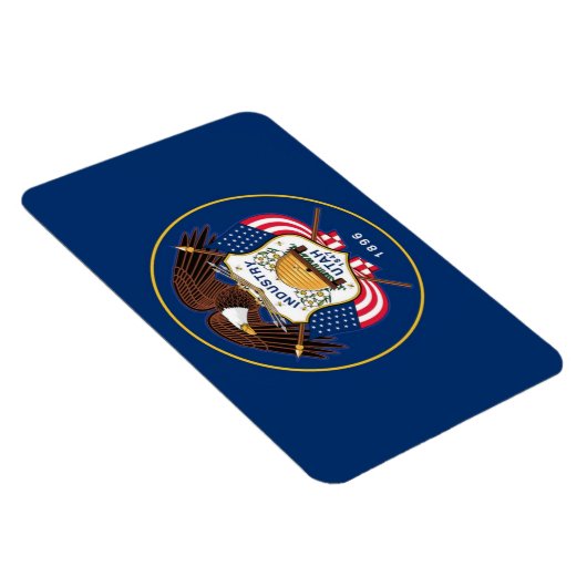 Utah State flag Magneet (Rechterzijde)