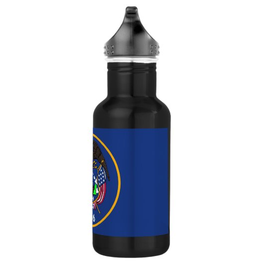 Utah State Flag Vrijheidsfles Waterfles (Rechts)