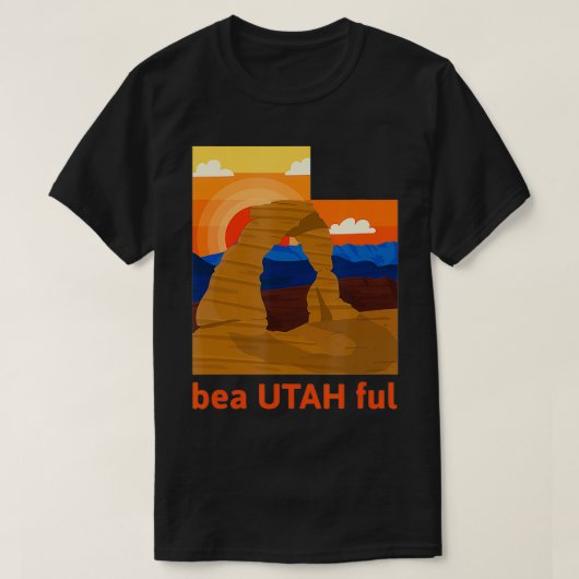 Utah State Fun BeaUTAHful Beauful Gift T-shirt (Design voorkant)