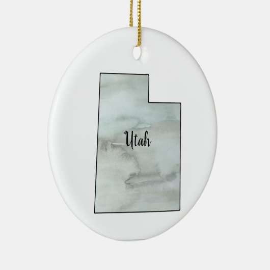 Utah State Illustration Schilderij Keramisch Ornament (Rechts)