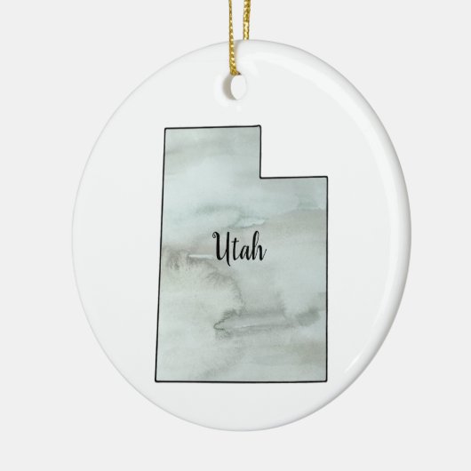 Utah State Illustration Schilderij Keramisch Ornament (Links)