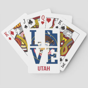Utah State love USA Pokerkaarten
