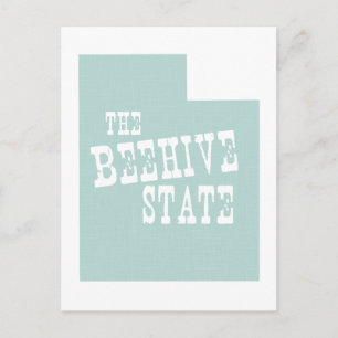 Utah State Motto Slogan Briefkaart