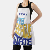 Utah State Nickname Word Art Schort (Insitu)