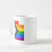 Utah State Pride LGBTQ Progress Pride Koffiemok (Voorkant links)