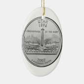 Utah State Quarter Keramisch Ornament (Rechts)