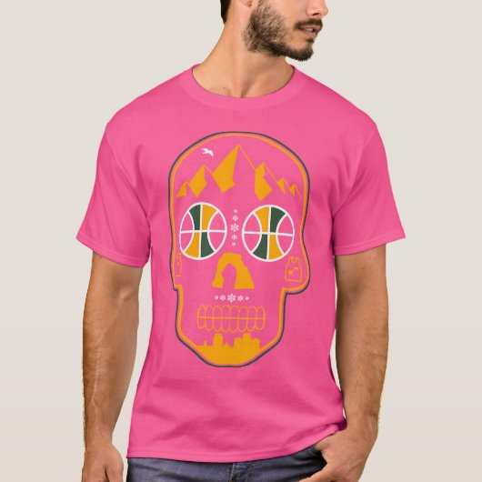 Utah Sugar Skull T-shirt (Voorkant)