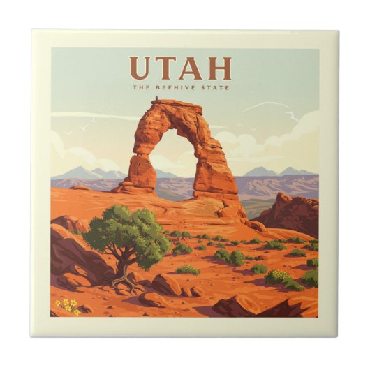  Utah Tegeltje (Voorkant)