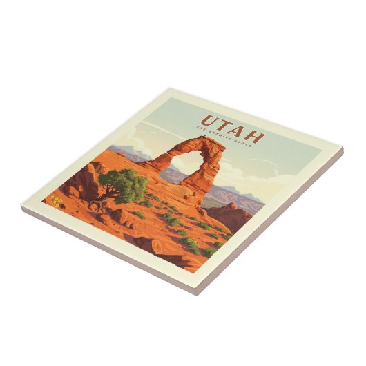  Utah Tegeltje (Zijkant)