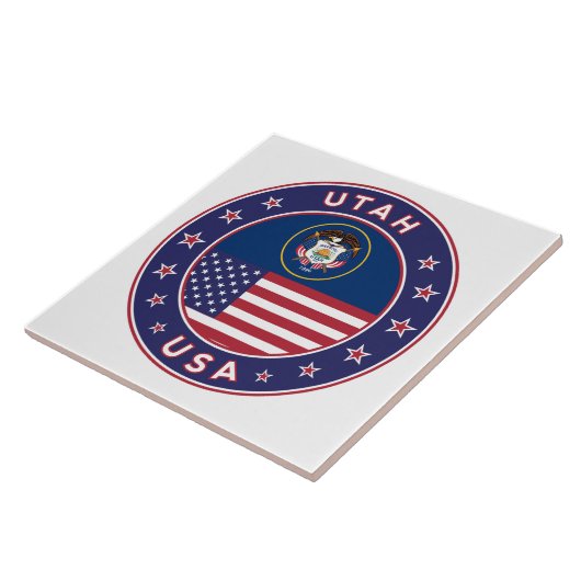 Utah Tegeltje (Zijkant)