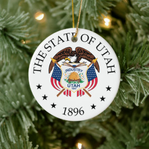Utah-teken Keramisch Ornament