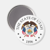 Utah-teken Magneet (Voorkant / Achterkant)