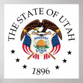 Utah-teken Poster (Voorkant)
