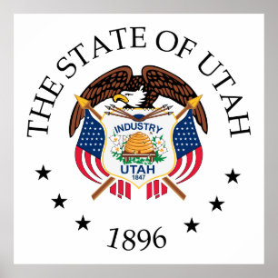 Utah-teken Poster