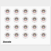 Utah-teken Ronde Sticker (Vel)