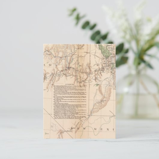 Utah Terr & Mil Dept Briefkaart (Staand voorkant)