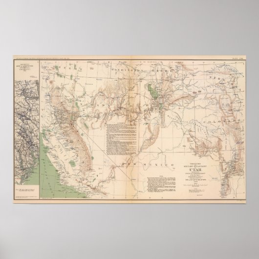 Utah Terr & Mil Dept Poster (Voorkant)
