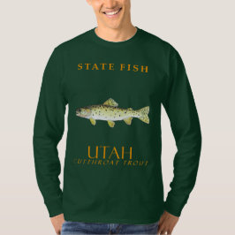 Utah Territory Fish Bonneville Cutthroat Forel T-shirt