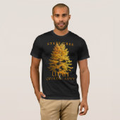 Utah Territory Tree en het Quaking Aspen T-shirt (Voorkant volledig)