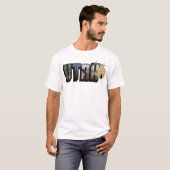 Utah The Beehive State Big Letter T-shirt (Voorkant volledig)
