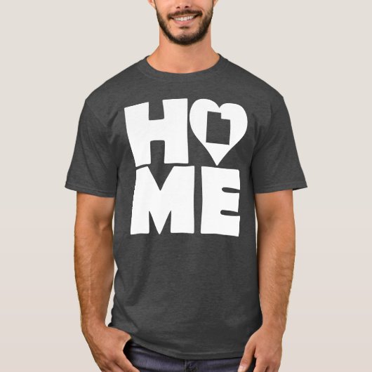 Utah Thuis Hart Staat T-Shirt (Voorkant)