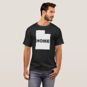 Utah Thuis Weg Van State T-Shirt Tees (Voorkant volledig)