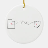 Utah to Ohio - Heart2Heart Ornament (Voorkant)