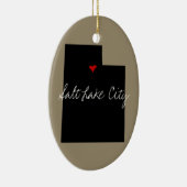 Utah Town Keramisch Ornament (Rechts)