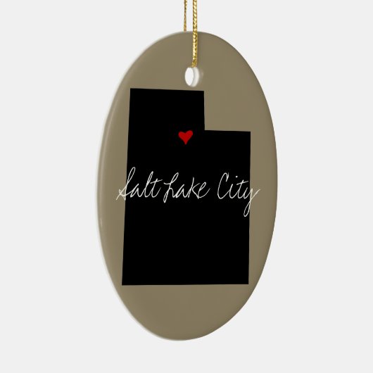 Utah Town Keramisch Ornament (Rechts)