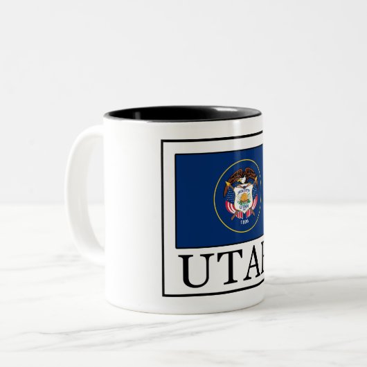 Utah Tweekleurige Koffiemok (Voorkant links)