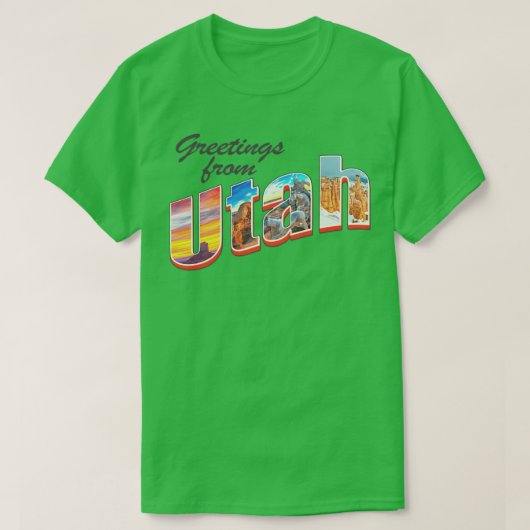 Utah US Reis Vakantie Trip T-shirt (Design voorkant)