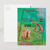 Utah USA Briefkaart (Voorkant / Achterkant)