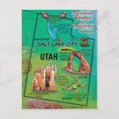 Utah USA Briefkaart (Voorkant)