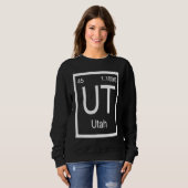 Utah UT Periodic Table Home State Birth Place Prid Trui (Voorkant volledig)
