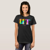 Utah ut tie dye t-shirt (Voorkant volledig)