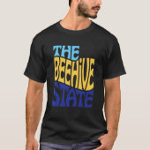 Utah Ut US State Shape Motto T-shirt (Voorkant)