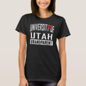 Utah Utes Grandparent University Black officieel a T-shirt (Voorkant)